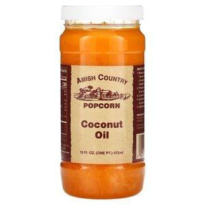 Amish Country Popcorn, Кокосовое масло, 472 мл (15 жидк. унц.)