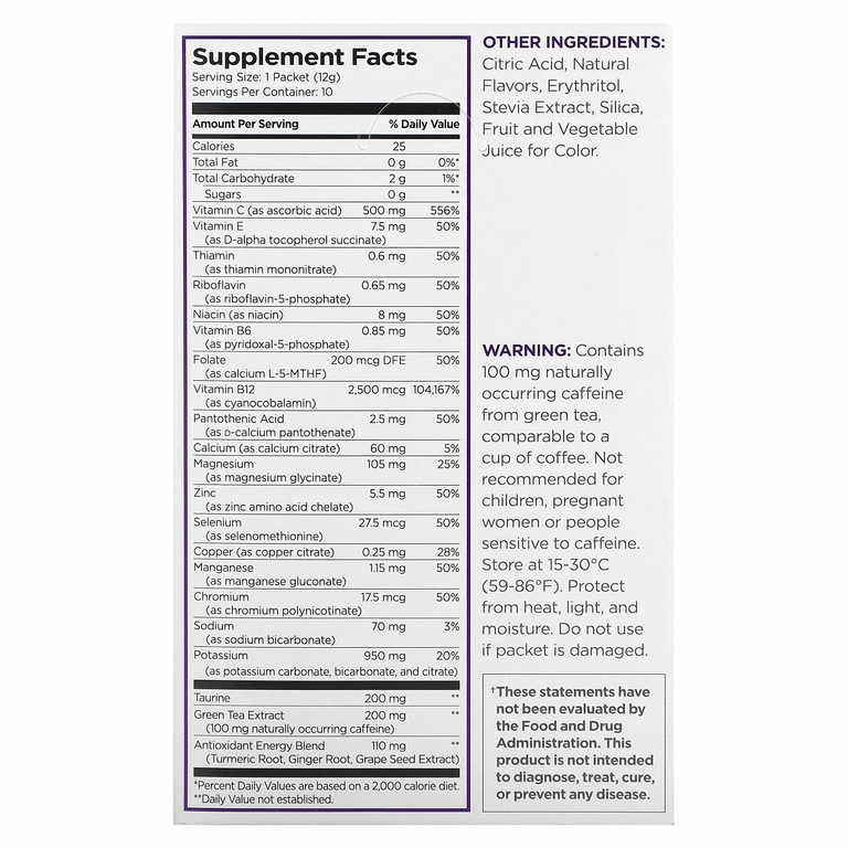 Pureboost, Clean Antioxidant Energy Mix, Acai Alert, 10 пакетиков по 12 г (0,42 унции) (Товар снят с продажи) 