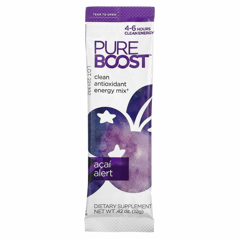 Pureboost, Clean Antioxidant Energy Mix, Acai Alert, 10 пакетиков по 12 г (0,42 унции) (Товар снят с продажи) 