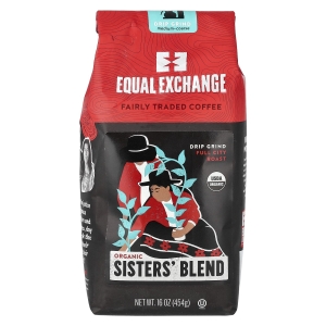 Equal Exchange, Organic Sisters' Blend, Drip Grind, полная городская обжарка, 454 г (16 унций) (Товар снят с продажи) 