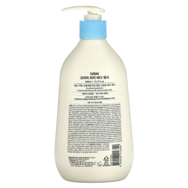Derma:B, Крем-гель для душа, 400 мл (13,5 жидк. унц.)