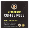 RAPIDFIRE, Ketogenic Coffee Pods, французская ваниль, средней обжарки, 16 капсул, 240 г (8,48 унции)