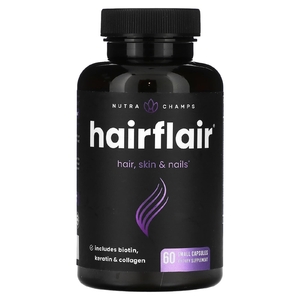 NutraChamps, HairFlair`` 60 маленьких капсул (Товар снят с продажи) 