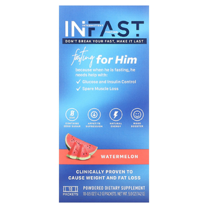 Real Ketones, INFAST, для мужчин, арбуз, 10 пакетиков по 14,2 г (0,5 унции)