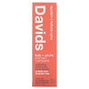 Davids Natural Toothpaste, Премиальная зубная паста, для детей и взрослых, натуральная клубника и арбуз, 149 г (5,25 унции)