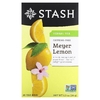 Stash Tea, Herbal Tea, лимон Мейера, без кофеина, 20 чайных пакетиков, 38 г (1,3 унции)
