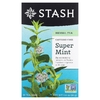 Stash Tea, Herbal Tea, Super Mint, без кофеина, 18 чайных пакетиков, 18 г (0,6 унции) (Товар снят с продажи) 