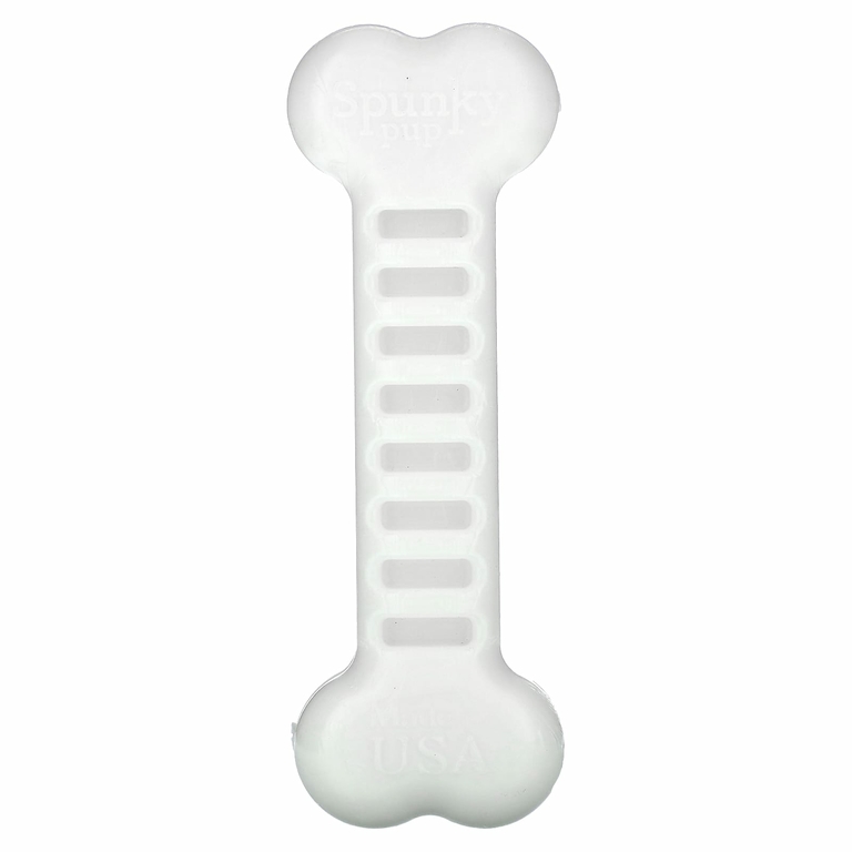 Spunky Pup, Твердые жевательные таблетки Clean Earth, кость, курица, 1 игрушка