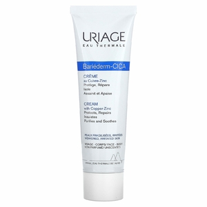 Uriage, Bariederm-Cica, крем с медью и цинком, без запаха, 100 мл (3,4 жидк. унции)