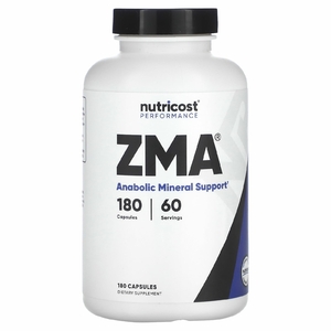 Nutricost, Performance, ZMA, 180 капсул (Товар снят с продажи) 