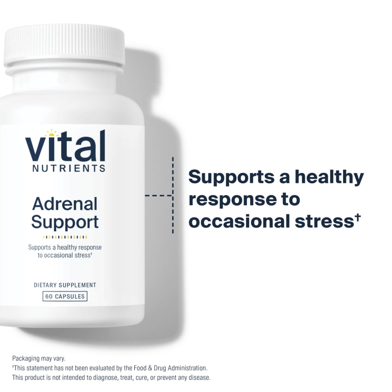 Vital Nutrients, Поддержка надпочечников`` 60 капсул