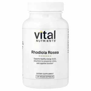 Vital Nutrients, Родиола розовая, 120 веганских капсул (200 мг на капсулу)