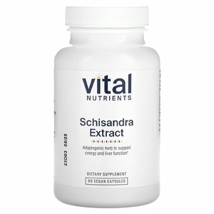 Vital Nutrients, Экстракт лимонника, 1000 мг, 90 веганских капсул (500 мг в каждой капсуле)