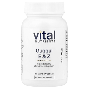 Vital Nutrients, Guggul E & Z, 60 веганских капсул (37,5 мг на капсулу) (Товар снят с продажи) 