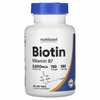 Nutricost, биотин, 5000 мкг, 150 капсул