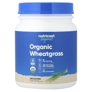 Nutricost, органические ростки пшеницы, без добавок, 454 г (16,2 унции)
