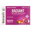 BareOrganics, Radiant, чай с суперфудами, зеленый чай, 10 чашек по 4,5 г (0,16 унции)
