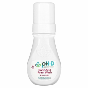 pH-D Feminine Health, пенка для душа с борной кислотой, розовая ваниль, 177,44 мл (6 жидк. унций) (Товар снят с продажи) 