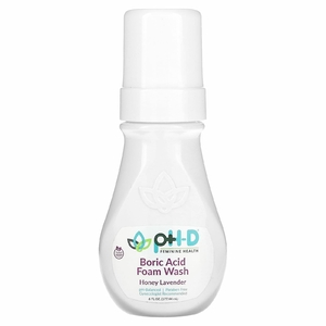 pH-D Feminine Health, пенка для умывания с борной кислотой, мед и лаванда, 177,44 мл (6 жидк. унций)