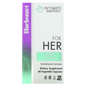 Bluebonnet Nutrition, Intimate Essentials, для нее, поддержка фертильности, 60 растительных капсул (Товар снят с продажи) 