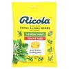 Ricola, Анестетик для перорального применения, без сахара, лимон и мята, 1,1 мг, 19 капель в оболочке