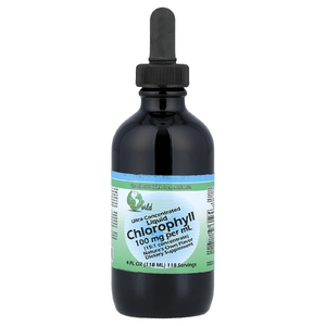 World Organic, ультраконцентрированный жидкий хлорофилл, 118 мл (4 жидк. унции)