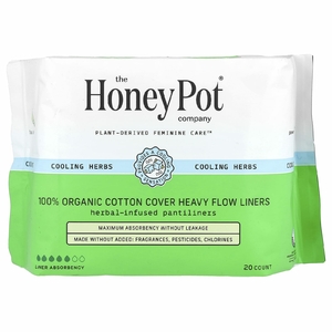 The Honey Pot Company, плотные прокладки из 100% органического хлопка, 20 шт.
