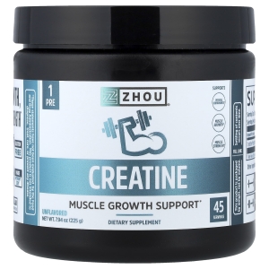 Zhou Nutrition, креатин, без вкусовых добавок, 225 г (7,94 унции) (Товар снят с продажи) 