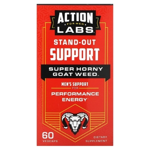 Action Labs, для мужчин, добавка для поддержки мужского здоровья, супер-горняк, 60 растительных капсул (Товар снят с продажи) 