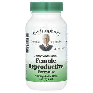 Christopher's Original Formulas, формула для женской репродуктивной системы, 100 вегетарианских капсул