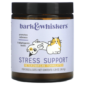 Dr. Mercola, Bark & Whiskers™, добавка для снятия стресса, для собак и кошек, 36,8 г (1,29 унции)