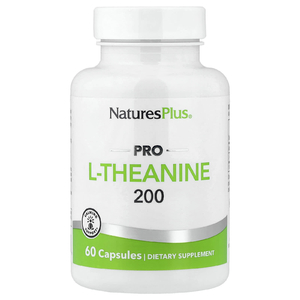 NaturesPlus, Pro, L-теанин 200, 60 капсул (200 мг в 1 капсуле)