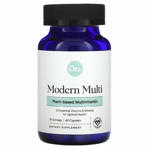 Ora, Modern Multi, мультивитамины на растительной основе, 60 капсул