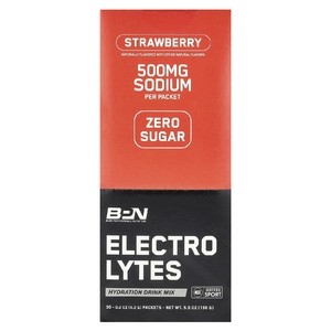 BPN, Electrolytes, смесь для гидратирующих напитков, клубника, 30 пакетиков по 5,2 г (0,2 унции)