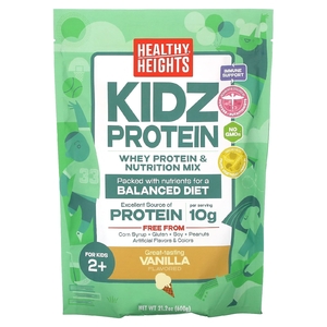 Healthy Heights, Kidz Protein, протеин для детей от 2 лет, ванильный вкус, 600 г (21,2 унции) (Товар снят с продажи) 