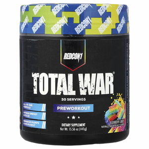 Redcon1, Total War®, предтренировочный комплекс, со вкусом радужных конфет, 441 г (15,56 унции)
