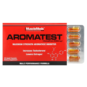 MuscleMeds, Aromatest, 500 мг, 30 капсул с жидкостью