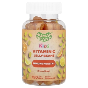 Human Beanz, Kids, мармеладки с витамином C, цитрусовые, 120 мармеладных бобов (40 мг в каждой мармеладке) (Товар снят с продажи) 
