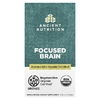 Ancient Nutrition, Focused Brain, мозг, 90 капсул