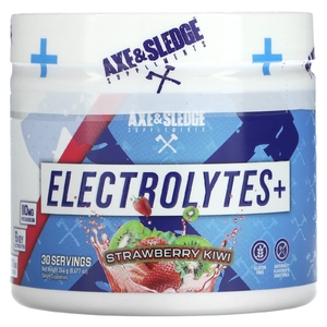 Axe & Sledge Supplements, Electrolytes+, клубника и киви, 246 г (8,677 унции) (Товар снят с продажи) 