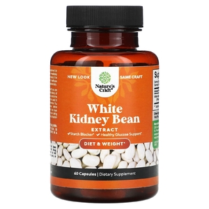 Nature's Craft, экстракт белой фасоли, 60 капсул (600 мг в 1 капсуле)