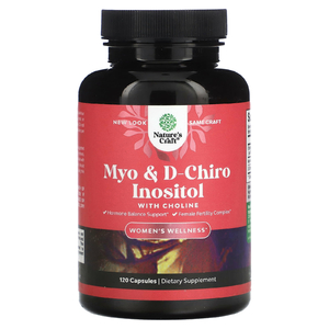 Nature's Craft, мио и D-хироинозитол с холином, 120 капсул