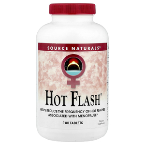 Source Naturals, комплекс для уменьшения симптомов менопаузы Hot Flash®, 180 таблеток