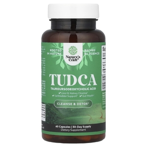Nature's Craft, TUDCA, 60 капсул (250 мг на капсулу)