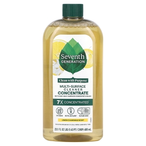 Seventh Generation, концентрированное очищающее средство для разных поверхностей, лимон и ромашка, 680 мл (23,1 жидк. унции) (Товар снят с продажи) 
