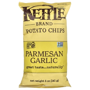 Kettle Foods, картофельные чипсы, со вкусом пармезана и чеснока, 141 г (5 унций)