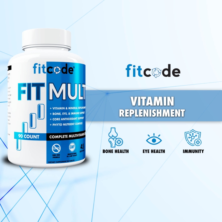 fitcode, Fit Multi, полный мультивитаминный комплекс, 90 таблеток (Товар снят с продажи) 