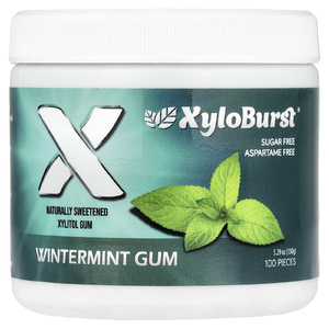 Xyloburst, ксилитоловая камедь, зимняя мята, 100 шт., 150 г (5,29 унции)