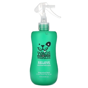Wags & Wiggles, Relieve, несмываемый спрей для ванны, большой киви, 355 мл (12 жидк. унций)