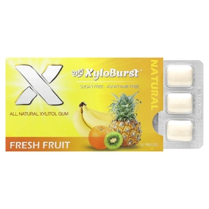 Xyloburst, ксилитоловая камедь, свежие фрукты, 12 шт. (Товар снят с продажи) 